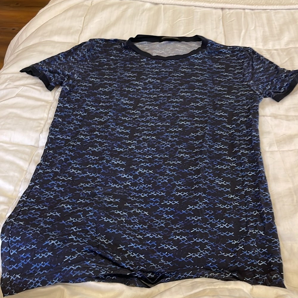 Ermenegildo Zegna navy men’s tee shirt size L brand new in box